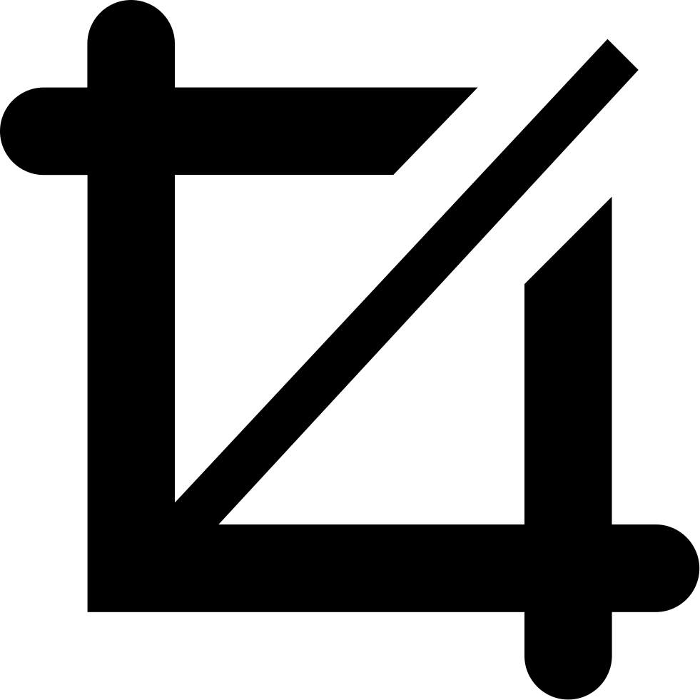 Cropping Design Interface Symbol Of Straight Lines - Euclidean Vector (981x981)