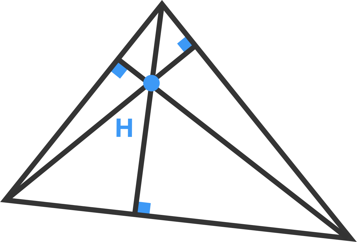 The Orthocenter Of A Triangle Is The Intersection Of - Triangle (1199x813)