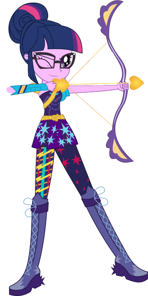 Clipart Tutu - Twilight Sparkle's Bow Arrow (694x1152)