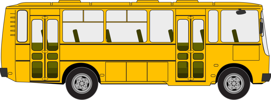 School Bus Creative Converting Tutu Much Fun Happy - Yellow Bus Clipart (921x340)