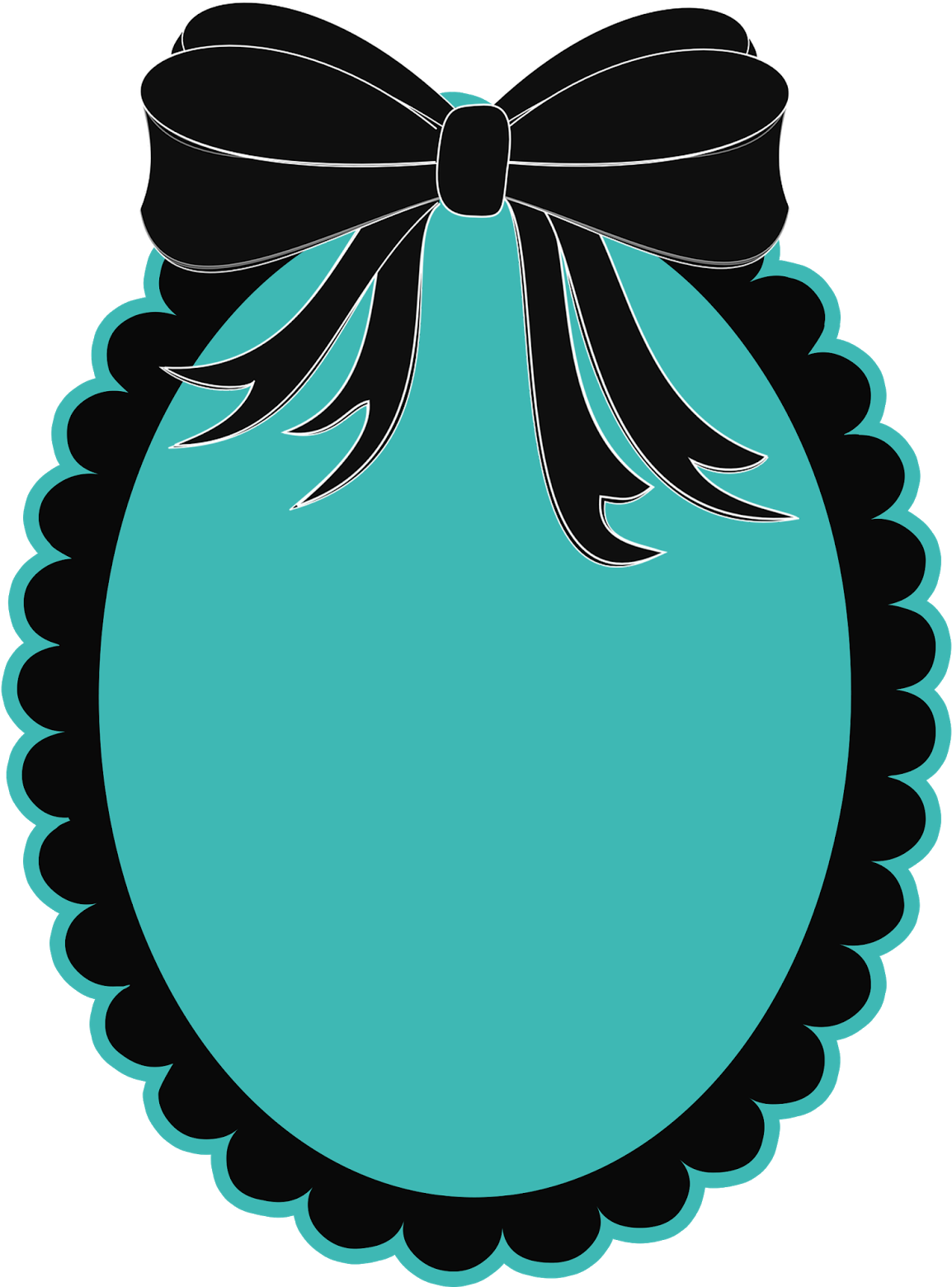Layouts E Templates Para Blogs E Lojas Virtuais Tiffany - Black Bow Clip Art (1334x1600)
