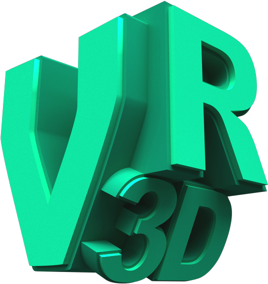 Interactive 3d Online And 3d Scanning Technology - Vr 3d Logo (600x600)