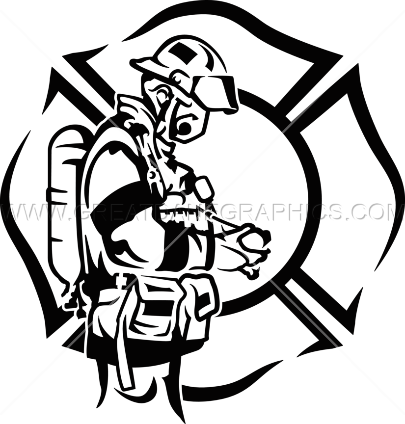 Graphic Library Library Profile Production Ready Artwork - Fire Rescue Emblem (825x864)