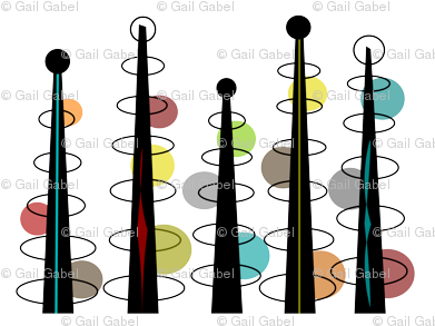 M#century Modern Space Age - Pillow (400x309)