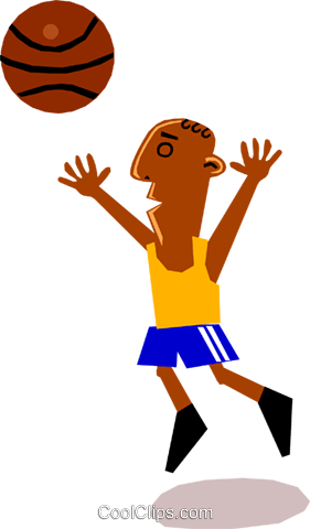 Basketball Player Royalty Free Vector Clip Art Illustration - Clip Art (281x480)