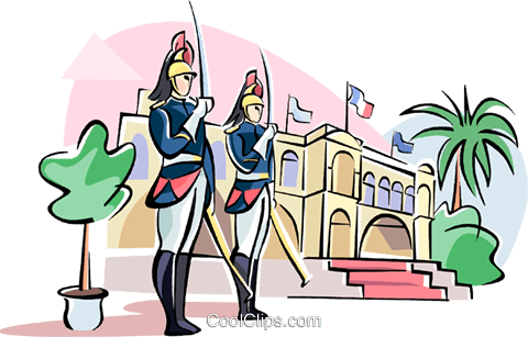 Republican Guard Royalty Free Vector Clip Art Illustration - Clipart Embassy (480x307)