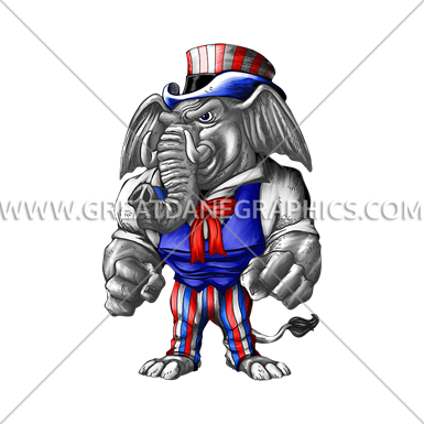 Republican Fight - Printed T-shirt (385x385)