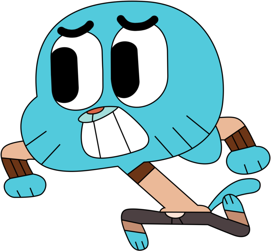 Gumball Scared Lenny Ostrovitz - Gumball Le Lenny Face (936x853)