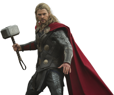 Download Free Png Download Thor Free Png Photo Images - Thor With Normal Hammer (400x324)