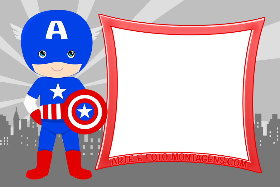 Cute Captain America Clipart (898x602)