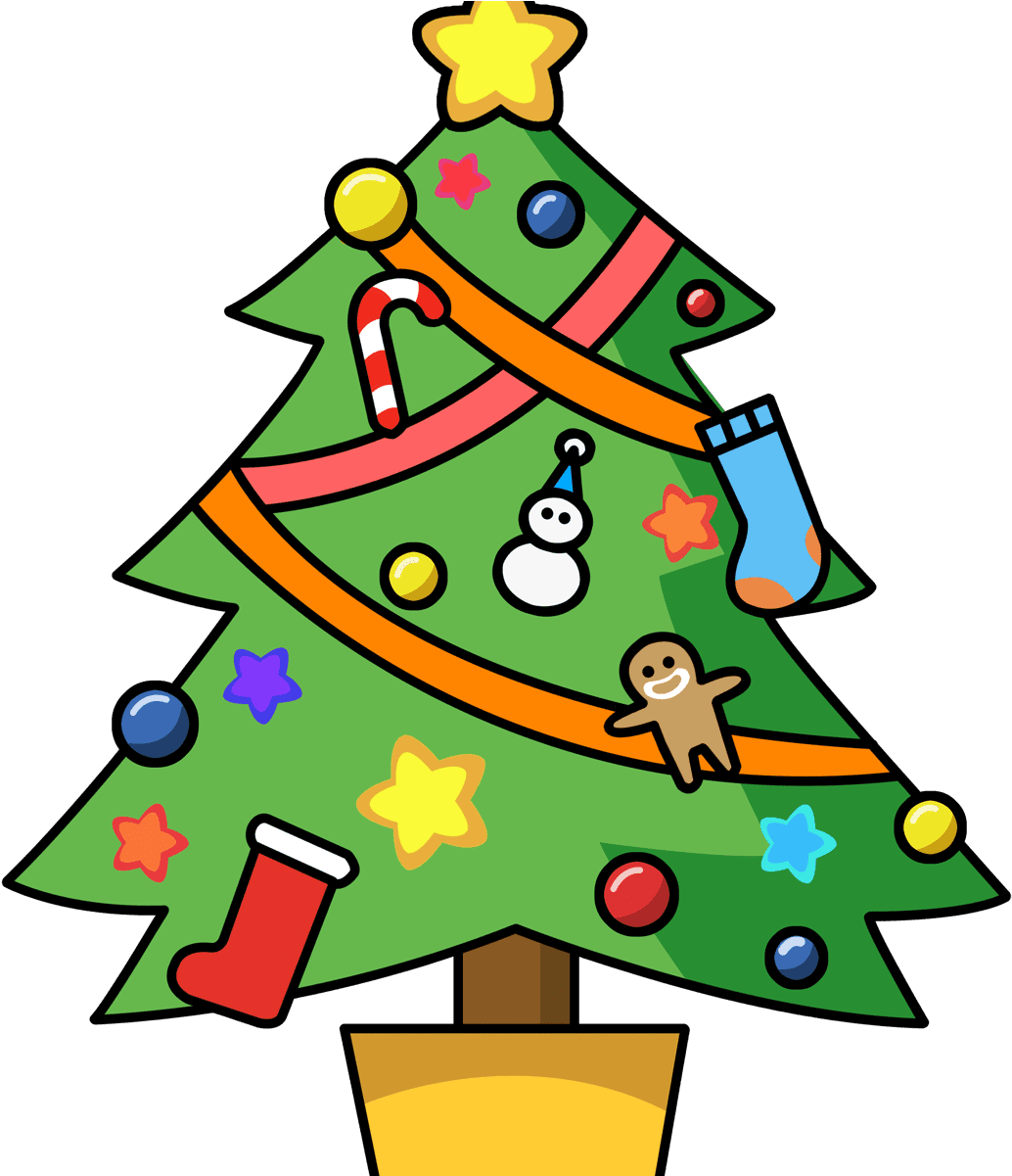 Clip Art Ofstmas Tree Tops Clipart Branch Trees On - Christmas Tree Ornament (round) (1200x1200)