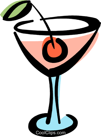 Mixed Drink Royalty Free Vector Clip Art Illustration - Clip Art (355x480)