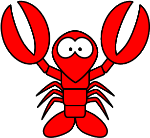 Internet Arguments Page Spam Clipart Freeuse Library - Draw A Cartoon Lobster (350x350)