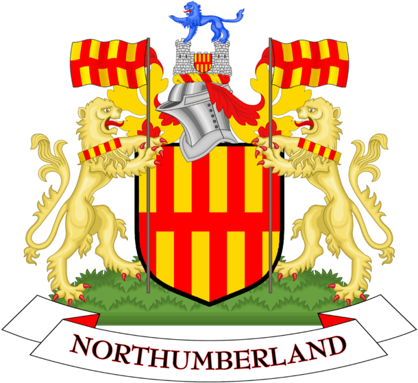 Coat Of Arms Of Northumberland County Council - County Coat Of Arms (637x600)
