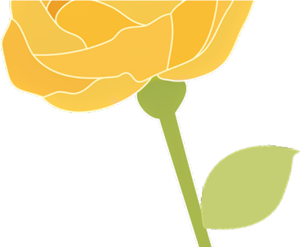 Bud Clipart Yellow Rose - Bud Clipart Yellow Rose (640x480)
