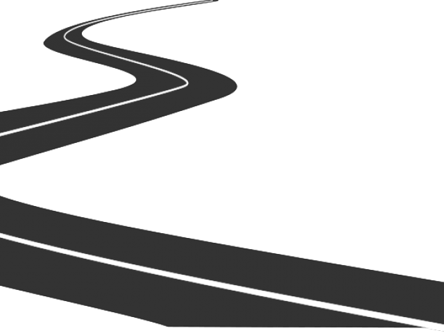 Dirt Road Clipart Zigzag Road - Road (640x480)