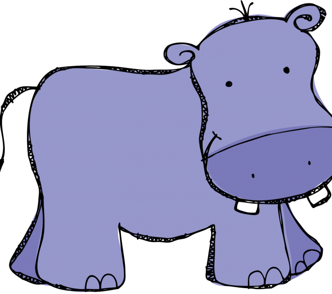 Download Free Hippo Clipart Hippopotamus Clip Art Nose - Clipart Hippopotamus (678x600)