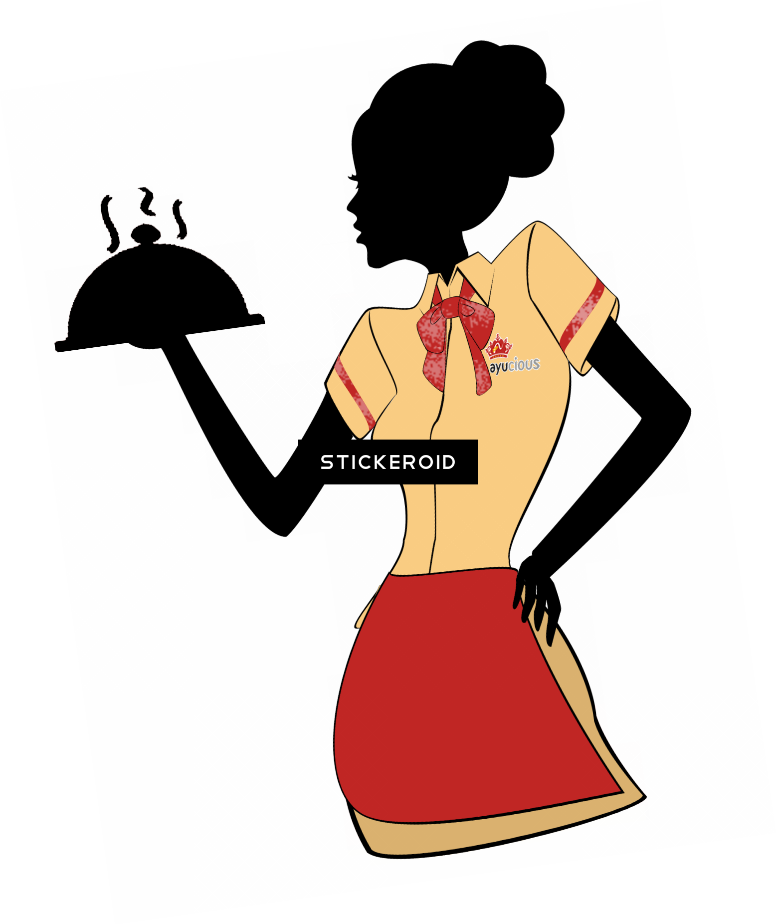 Waitress People Waiter - Waiter Png Clipart (1556x1852)