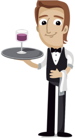 Playstation 3 Clipart Waiter - Waiter Png (640x480)