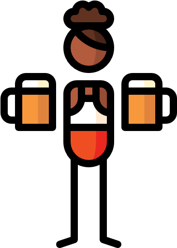 Waitress Free Icon - Archivista Png (512x512)