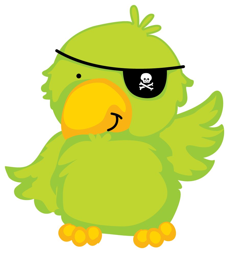 Pirate Adventure Clipart Oh My Fiesta In English Clip - Papagaio De Pirata Desenho (897x989)