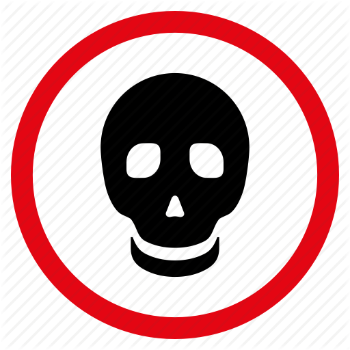 Toxic Clipart Pirate Skull - Poison (512x512)
