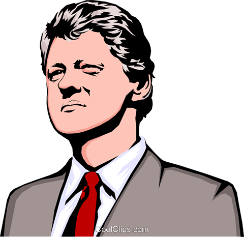 Theodore Roosevelt Clipart Transparent Background - Bill Clinton Clip Art (480x466)