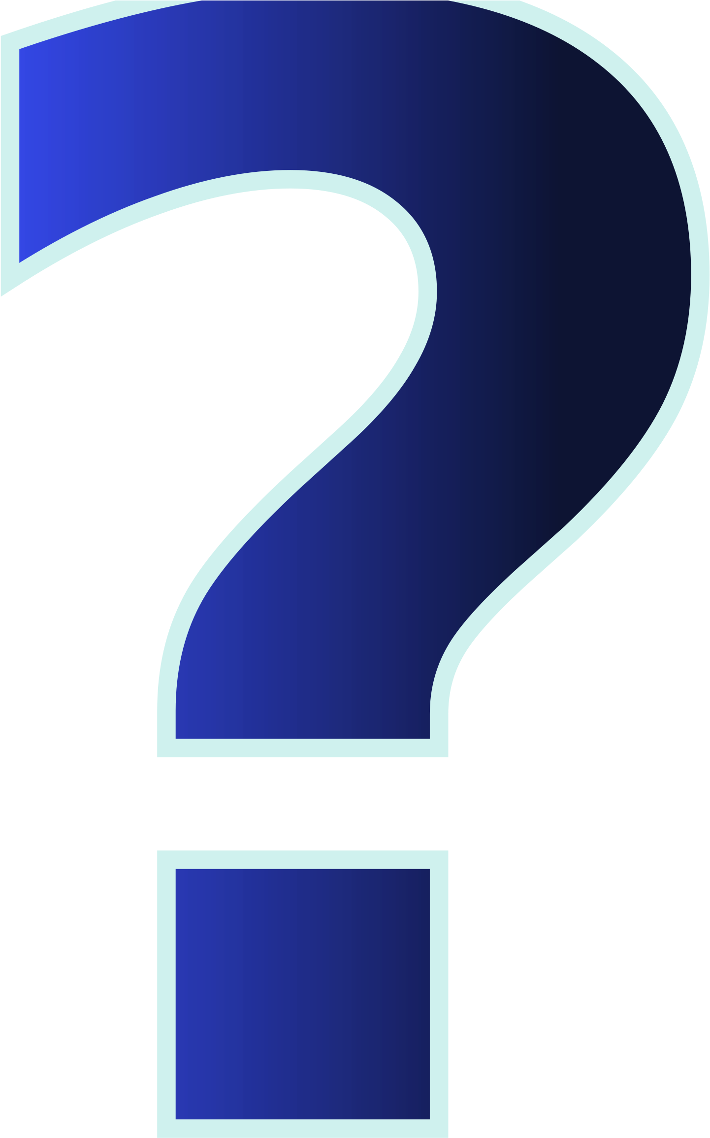 Animated Question Clip Art - Big Blue Question Mark (2400x2400)
