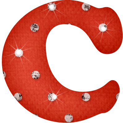 C For Cheryl - Alphabet Letters Christmas Design (396x397)