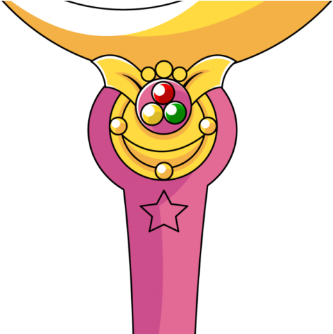 Sailor Moon Clipart Stick - Sailor Moon Cetro Lunar (640x480)