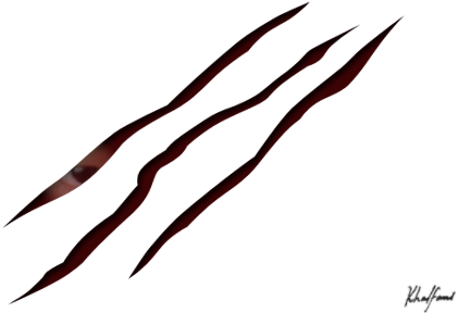 Svg Royalty Free Red Png Stickers More - Scratch Marks Transparent Background (500x300)