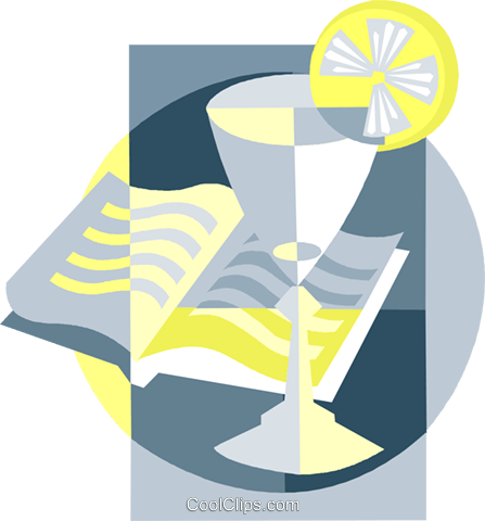 Refreshing Drink With A Book Royalty Free Vector Clip - Guinness (447x480)