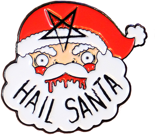 Hail Santa Enamel Pin (606x490)