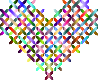 Cross-stitch Embroidery & Cross Stitch Drawing Computer - Cross Stitch Clip Art Free (415x340)