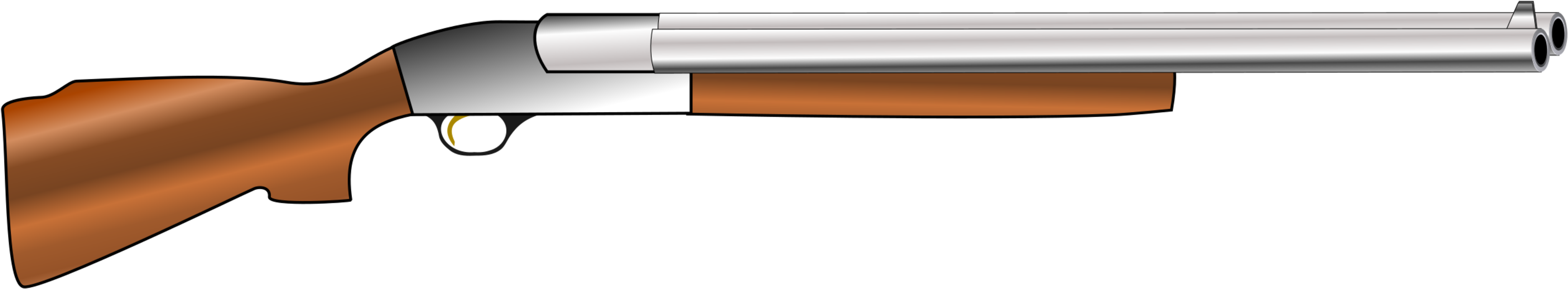 Trigger Rifle Firearm Hunting Weapon - Hunting Gun Clipart.