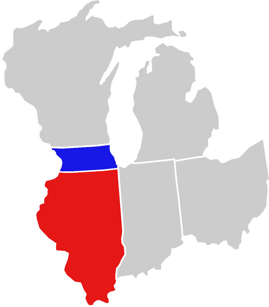 In Order To Help Justify The Admission Of Illinois, - Indiana Ohio Michigan Kentucky Illinois Map (1028x1170)
