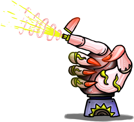 The Hand Minion - Minions (500x427)