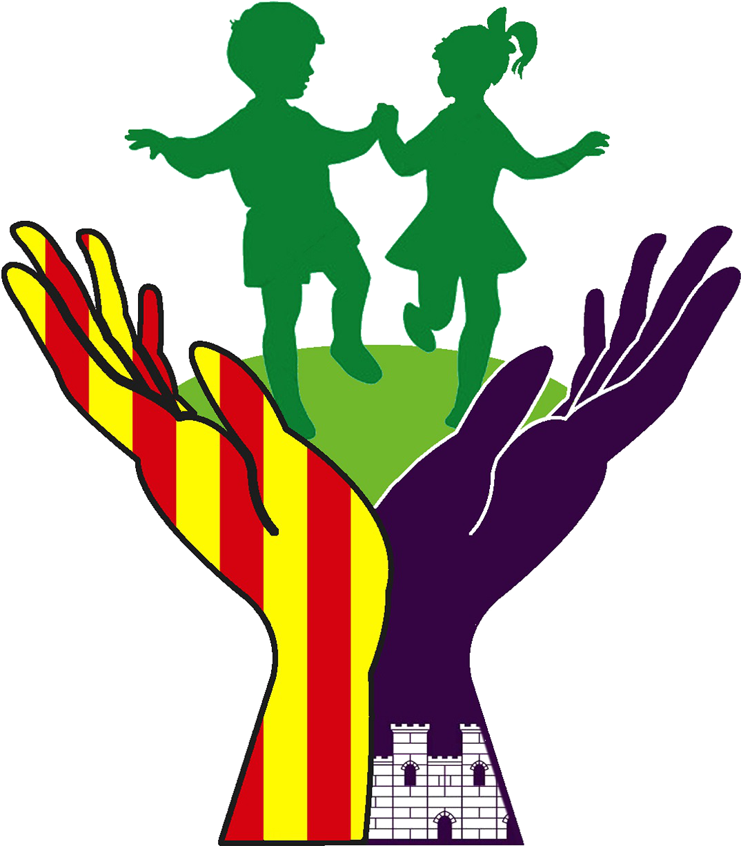 Hope Clipart Hand Cupped - Fundacion De Niños Animadas (1500x1711)