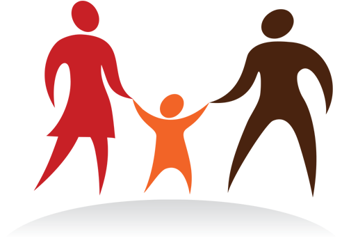 Icon For Confident Parent Happy Child - Abstract Family Of Languages (510x383)