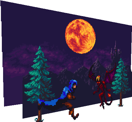 Gothicvania Mountains - Game (600x500)