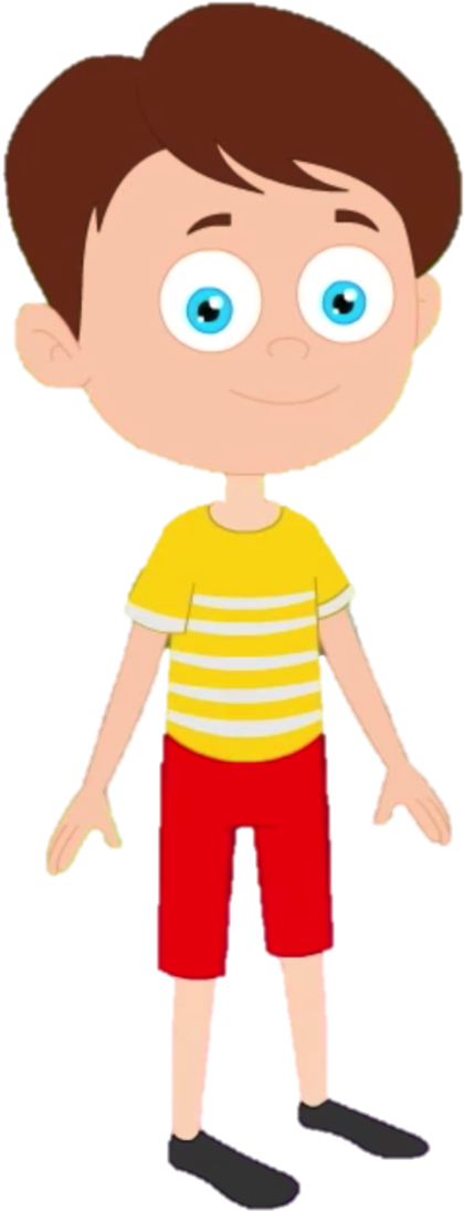 Boys Clipart Brown Hair - Boy Brown Hair Clip Art (462x1125)