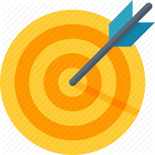 Goal Vector Setting - Target Yellow Icon (512x512)
