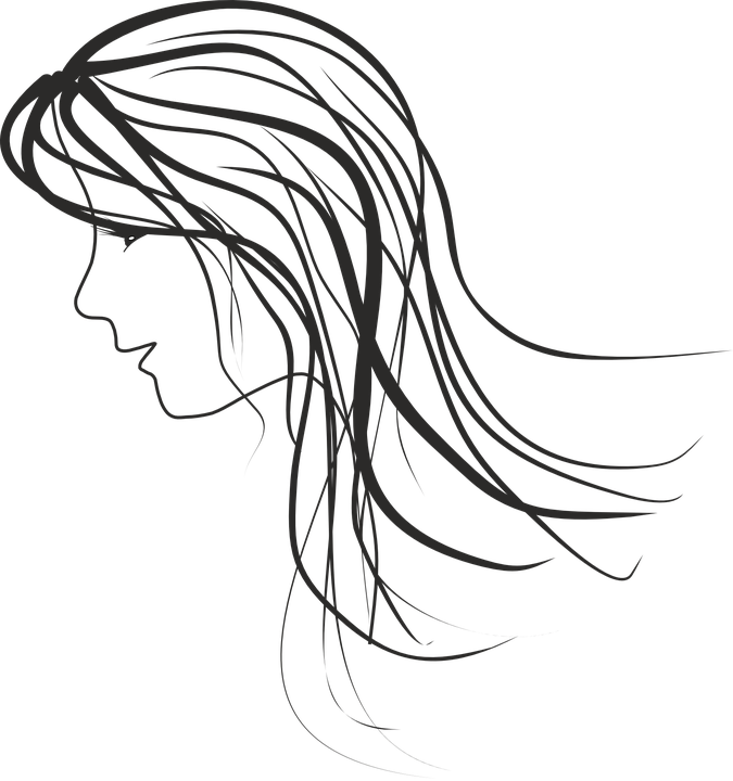 Jpg Freeuse Download Woman Outline Drawing At Getdrawings - Women's Day Sketch Png (675x720)
