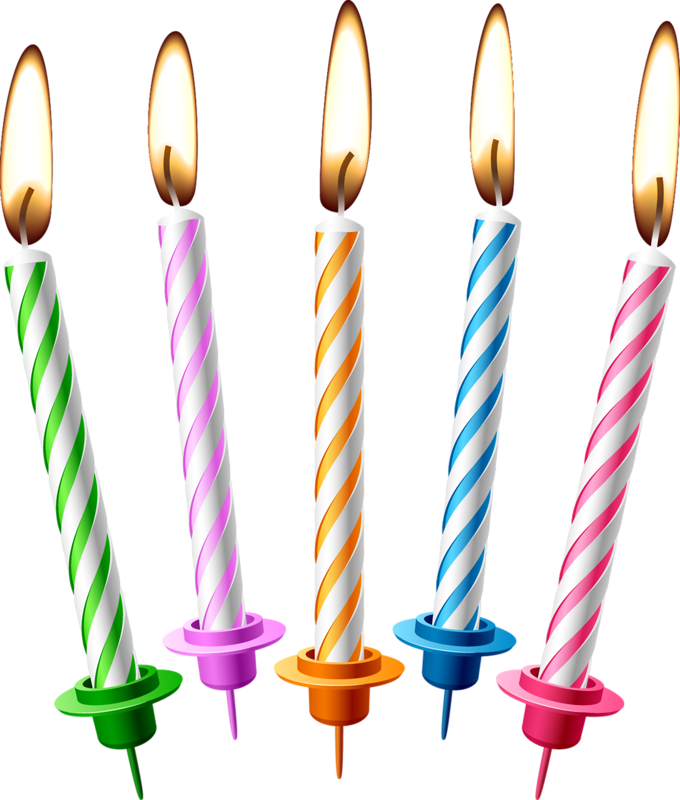 Birthday Candles Clip Art Clipart Birthday Candles - Birthday Candles Clip Art (680x800)