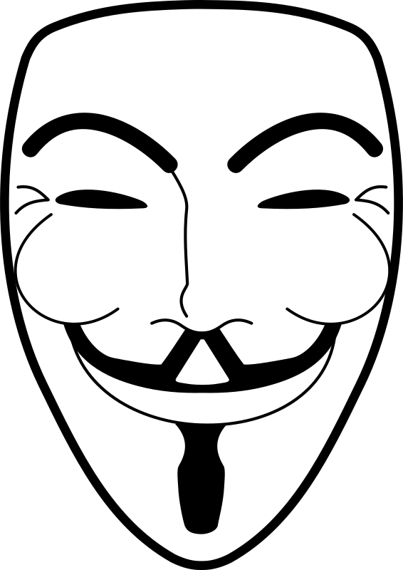 High Quality, Easy To Use, Free Support - Anonymous Mask (566x800)