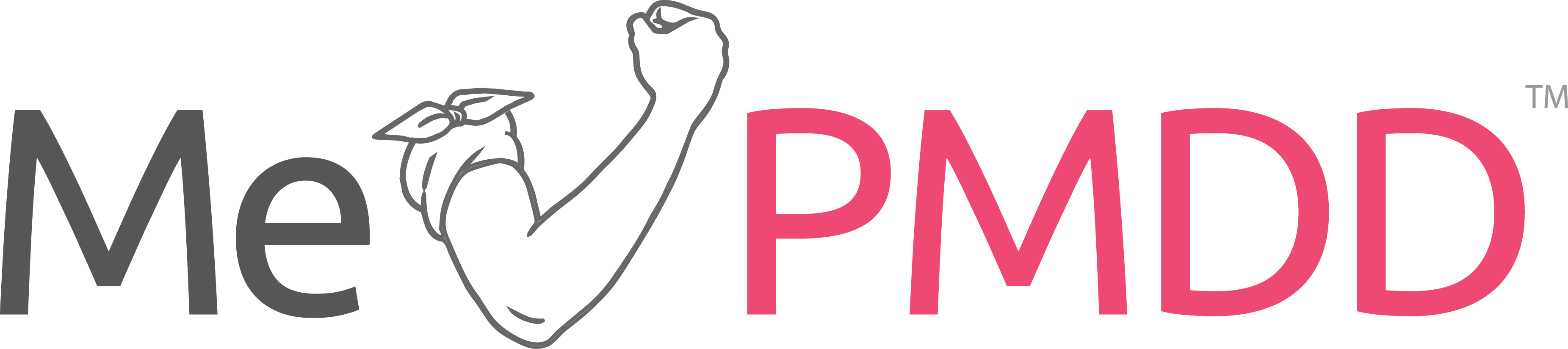 Supporters Clipart Peer Support - Me V Pmdd Logo (3703x824)