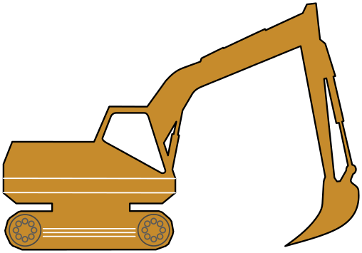 Banner Transparent Library Brown Working Vehicles Png - Construction Sign Boards (508x355)