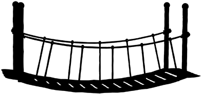 Patent Trolls Are A Familiar Concept At This Point, - Silhouette Bridge Clipart Png (400x300)