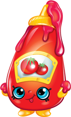 More Free Shopkins Clip Arts - Shopkins Characters Tommy Ketchup (600x600)