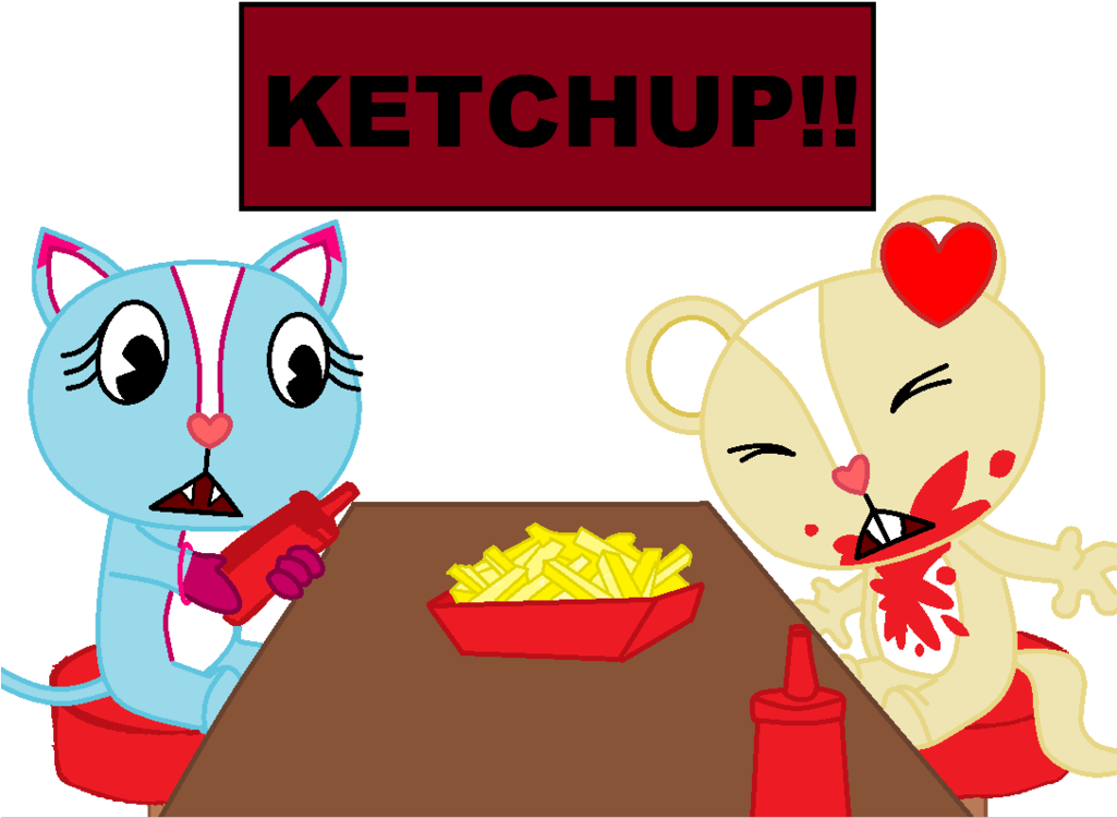 Ketchup Png Spill - Htf Base (1024x769)
